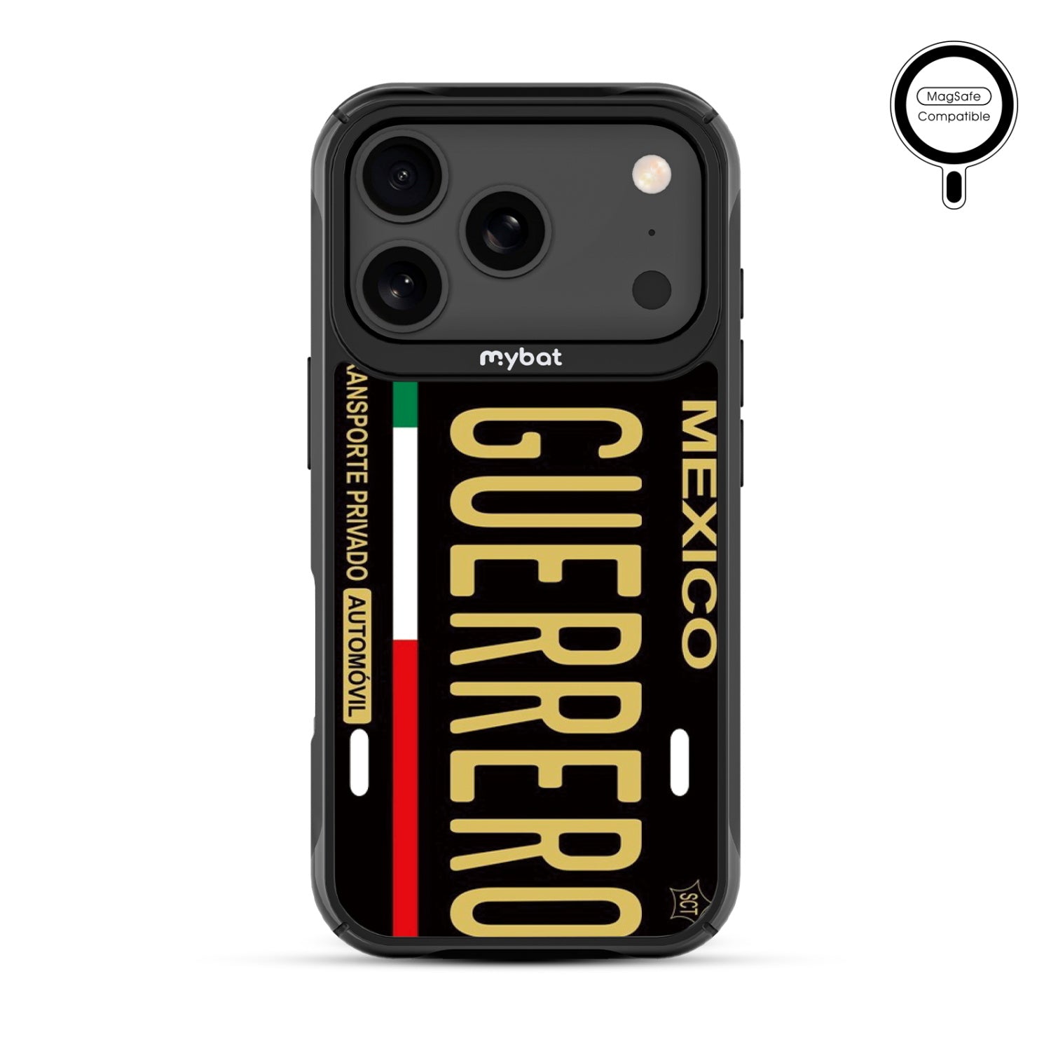 MyBat Design Lab Series MagSafe Case for Apple iPhone 17 Pro - Guerrero Black - MIP17PCSLESMSMP065-3.jpg