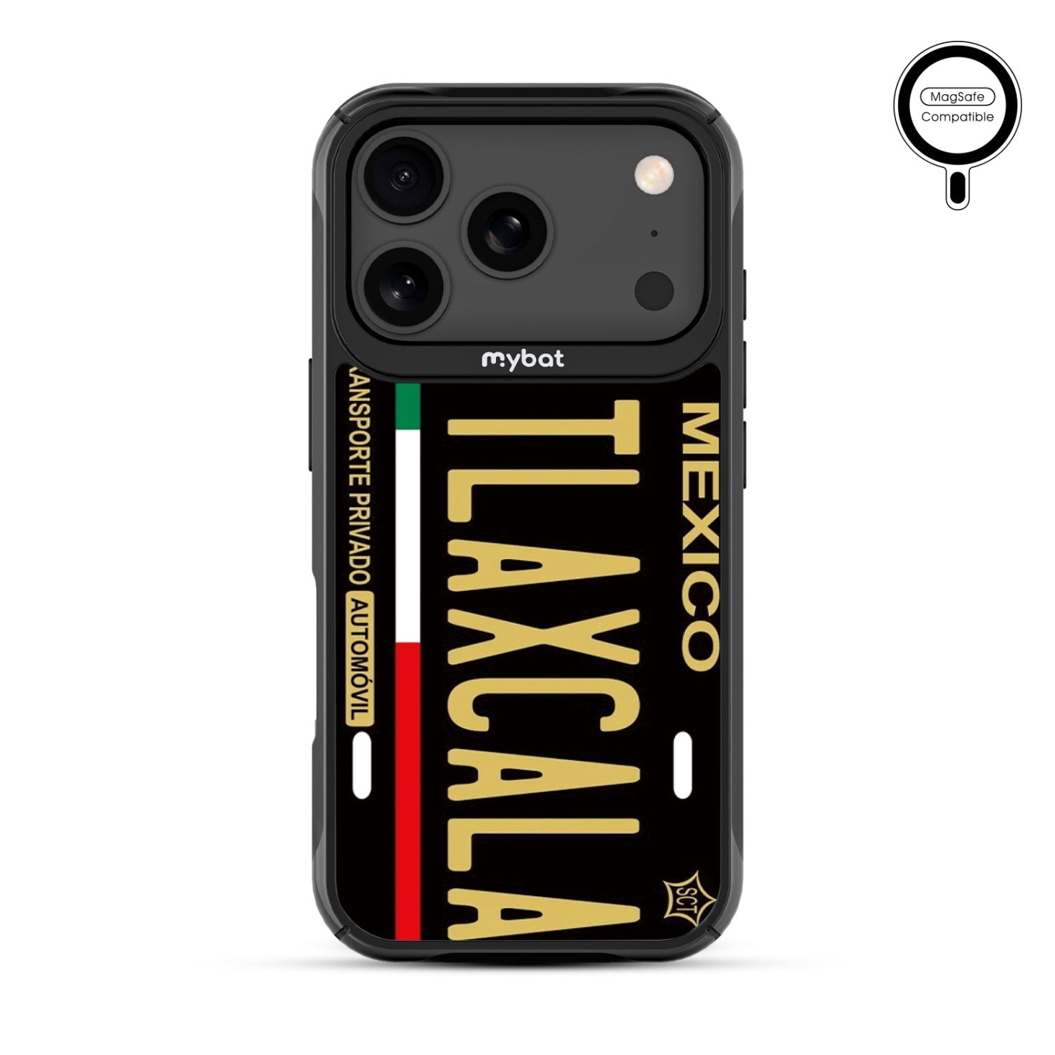 MyBat Design Lab Series MagSafe Case for Apple iPhone 17 Pro - Tlaxcala Black
