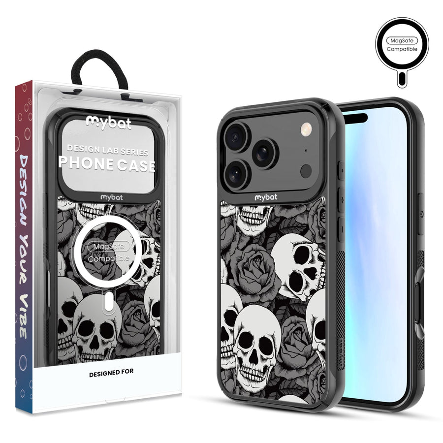 MyBat Design Lab Series MagSafe Case for Apple iPhone 17 Pro - Skull Garden