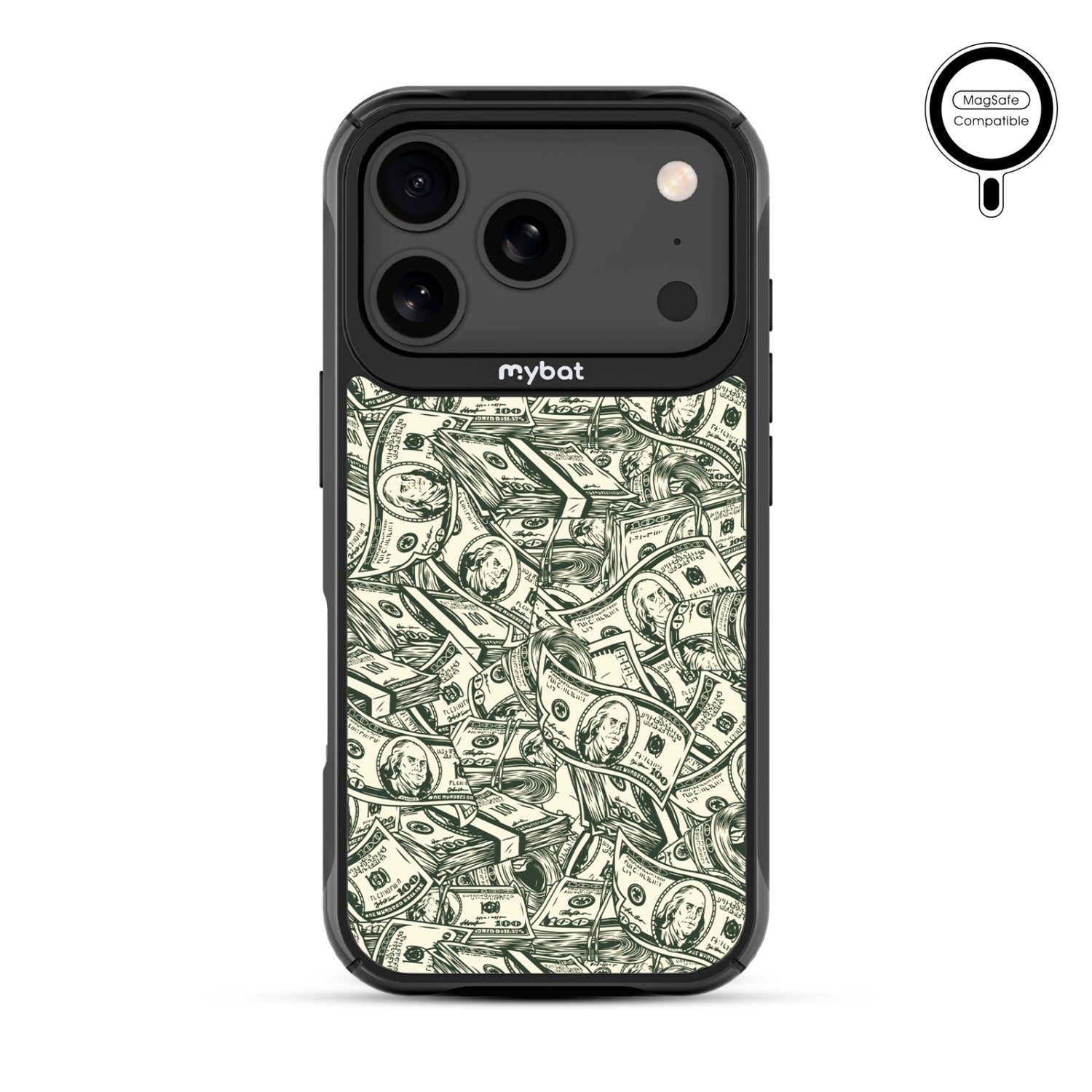 MyBat Design Lab Series MagSafe Case for Apple iPhone 17 Pro - Money Stack