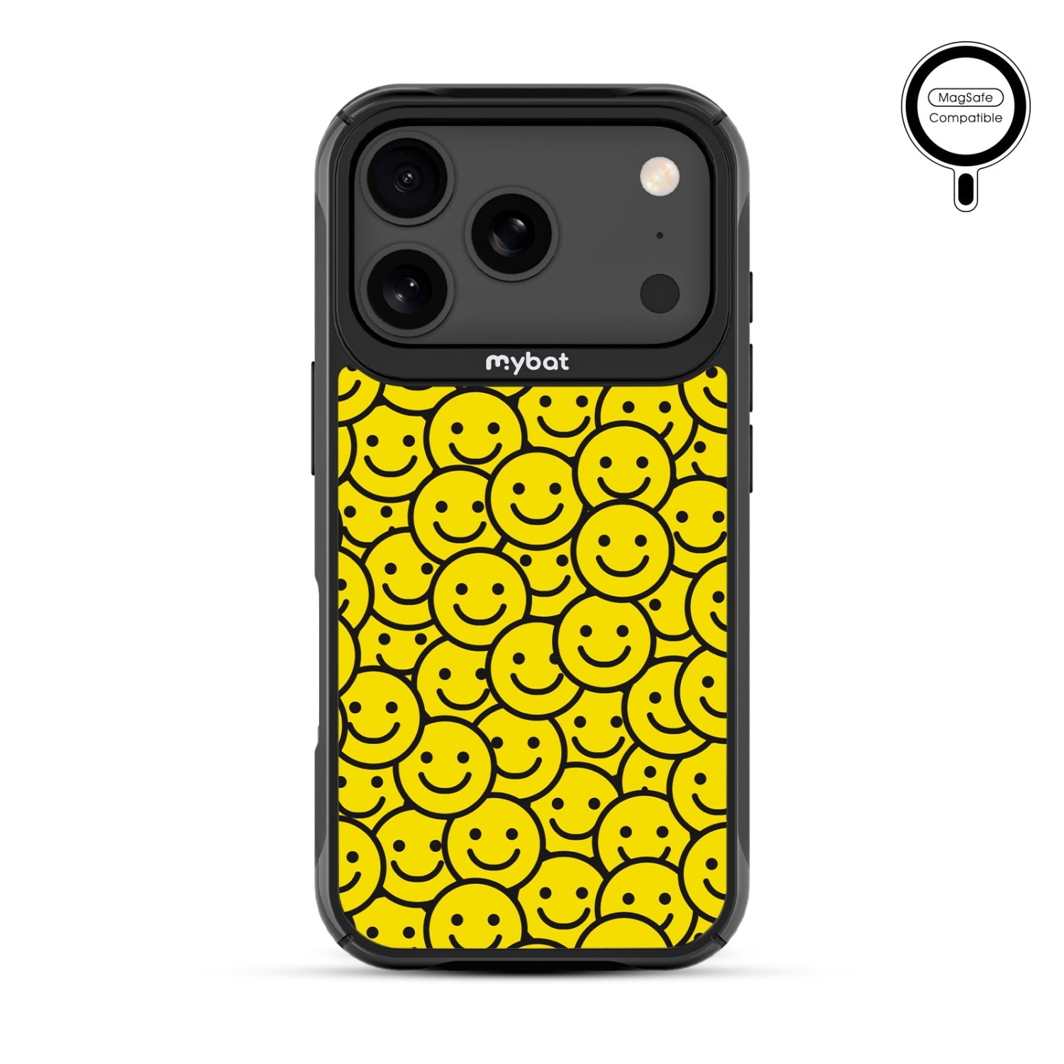 MyBat Design Lab Series MagSafe Case for Apple iPhone 17 Pro - Smiley Faces