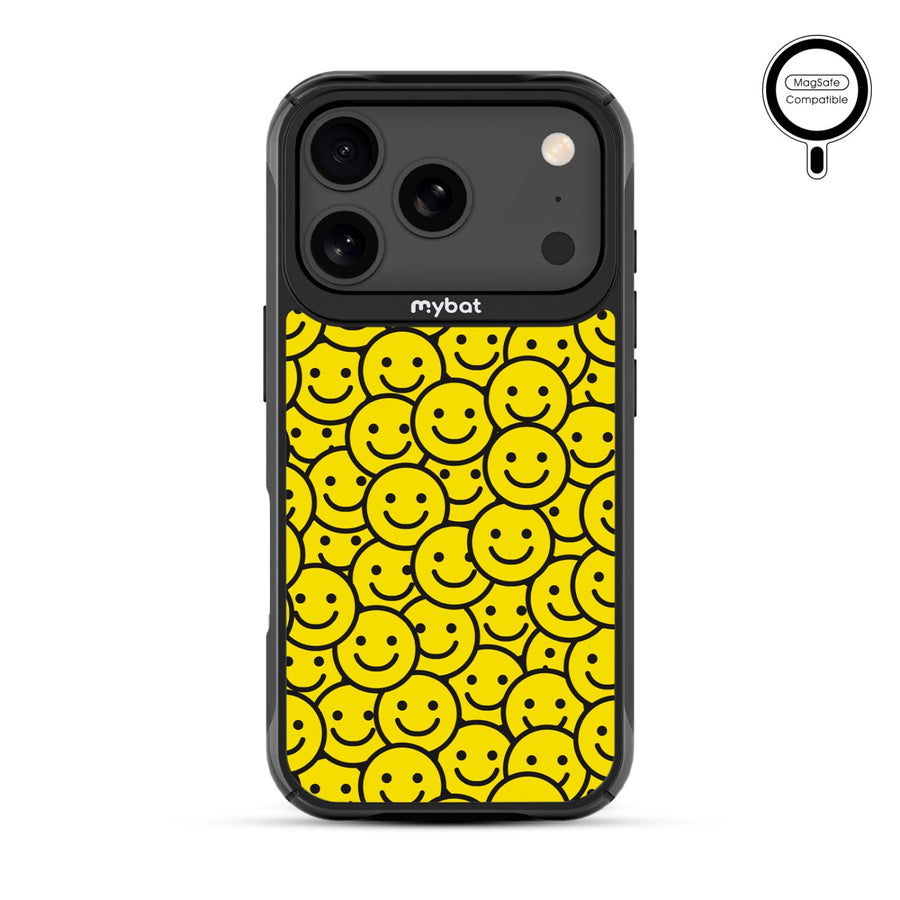 MyBat Design Lab Series MagSafe Case for Apple iPhone 17 Pro - Smiley Faces