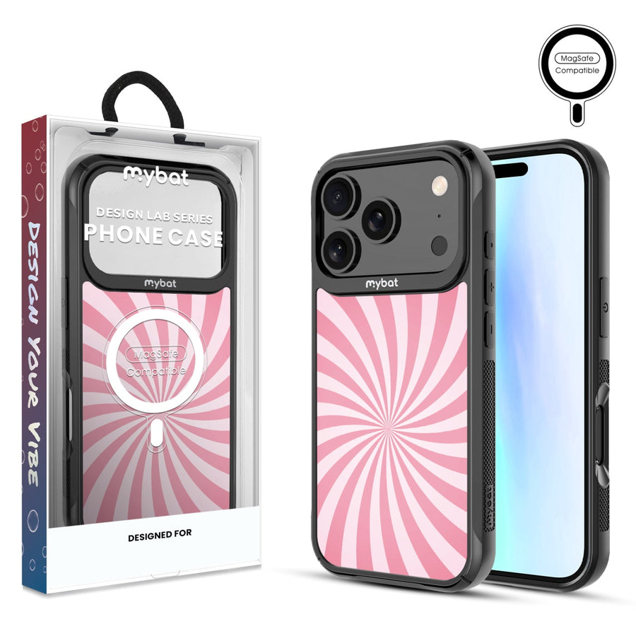 MyBat Design Lab Series MagSafe Case for Apple iPhone 17 Pro - Candy Swirl