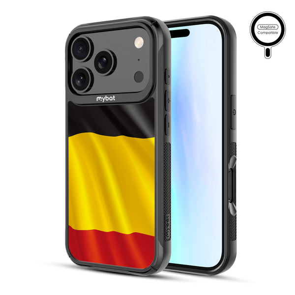 MyBat Design Lab Series MagSafe Case for Apple iPhone 17 Pro - Belgium Flag - MIP17PCSLESMSMP142-2.jpg