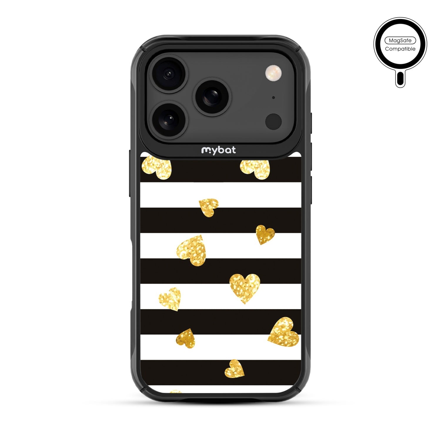 MyBat Design Lab Series MagSafe Case for Apple iPhone 17 Pro - Heart of Gold