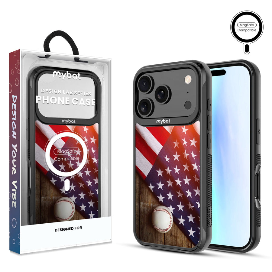 MyBat Design Lab Series MagSafe Case for Apple iPhone 17 Pro - Patriotic Pitch