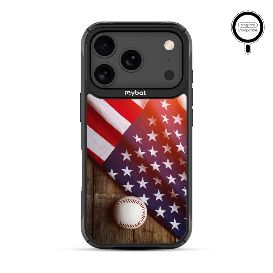 MyBat Design Lab Series MagSafe Case for Apple iPhone 17 Pro - Patriotic Pitch - MIP17PCSLESMSMP172-3.jpg