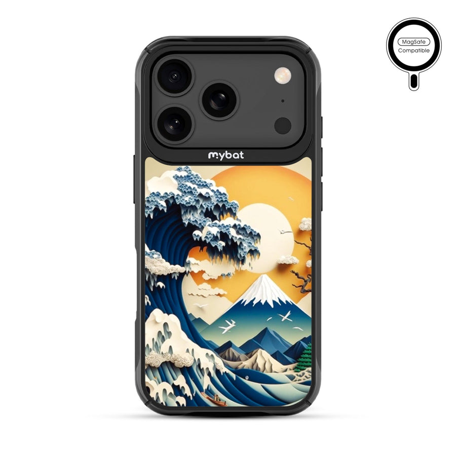 MyBat Design Lab Series MagSafe Case for Apple iPhone 17 Pro - The Great Wave