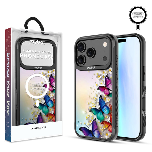 MyBat Design Lab Series MagSafe Case for Apple iPhone 17 Pro - Rainbow Butterflies - MIP17PCSLESMSMP187-1.jpg
