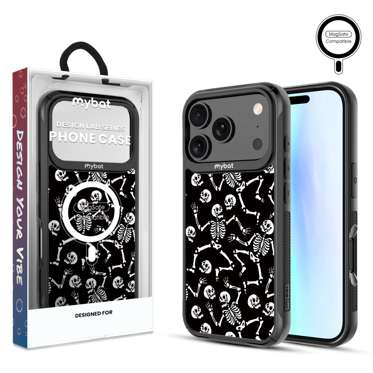 MyBat Design Lab Series MagSafe Case for Apple iPhone 17 Pro - Skeleton Crew
