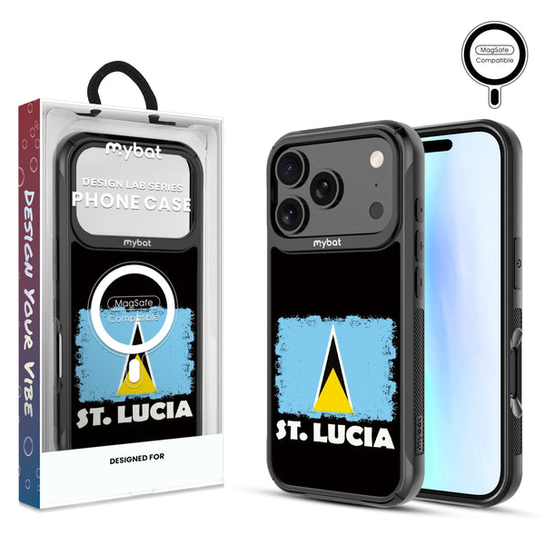 MyBat Design Lab Series MagSafe Case for Apple iPhone 17 Pro - St. Lucia Flag - MIP17PCSLESMSMP262-1.jpg