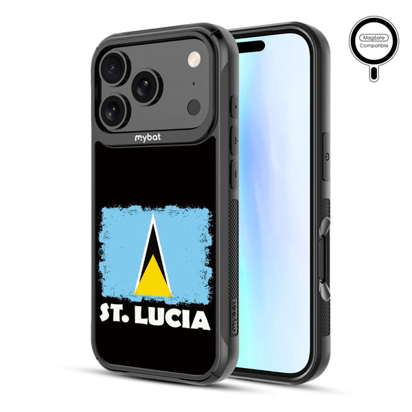 MyBat Design Lab Series MagSafe Case for Apple iPhone 17 Pro - St. Lucia Flag - MIP17PCSLESMSMP262-2.jpg