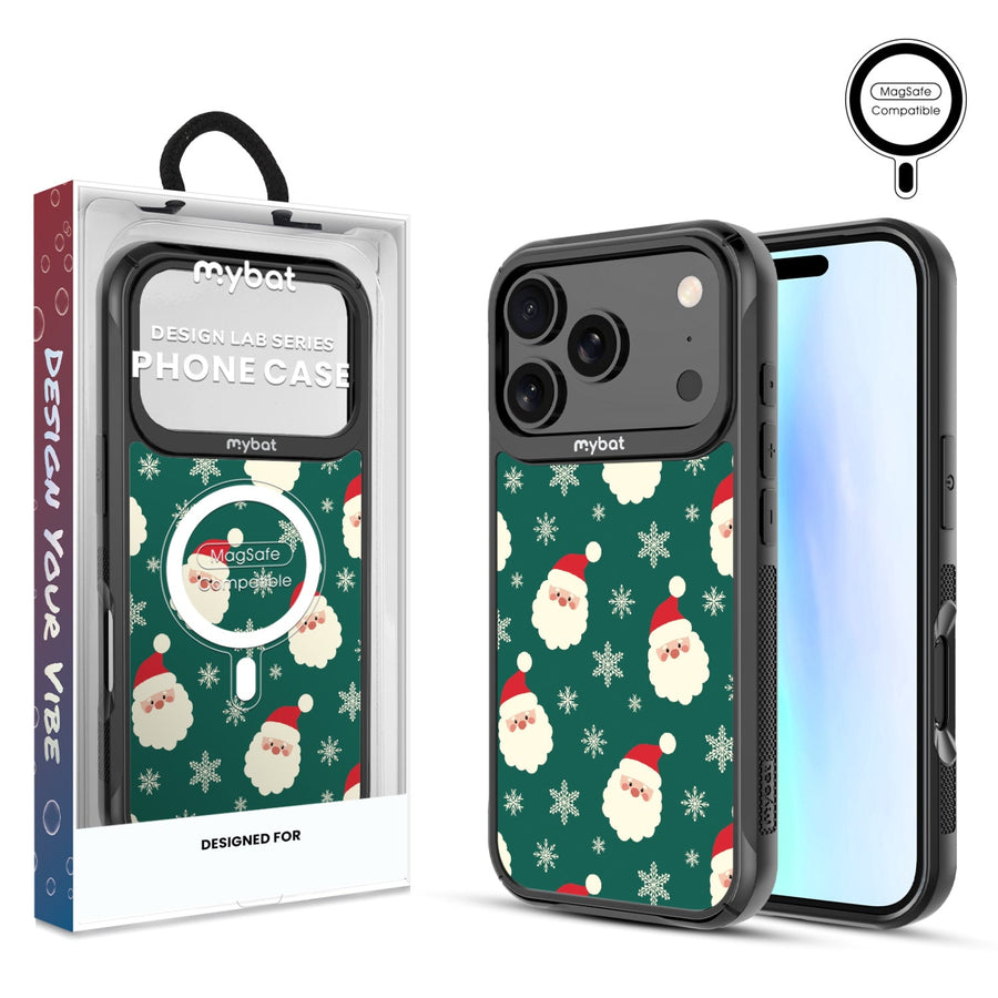 MyBat Design Lab Series MagSafe Case for Apple iPhone 17 Pro - Jolly Saint Nick