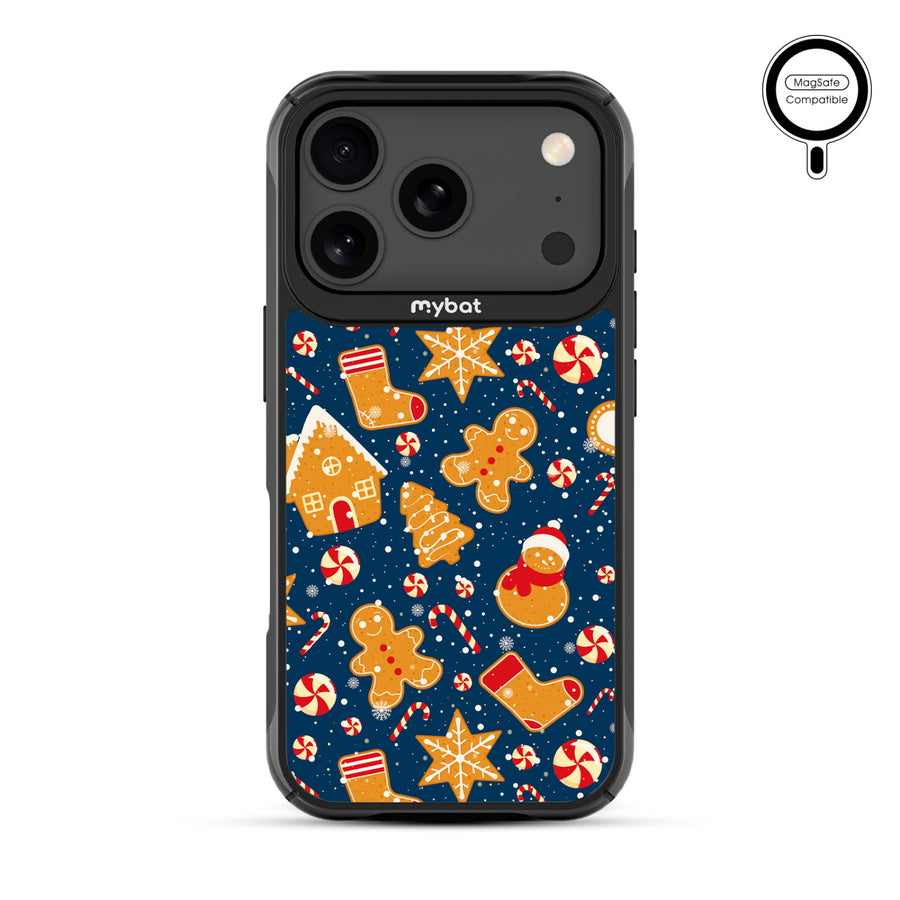 MyBat Design Lab Series MagSafe Case for Apple iPhone 17 Pro - Gingerbread Cookies - MIP17PCSLESMSMP273-3.jpg