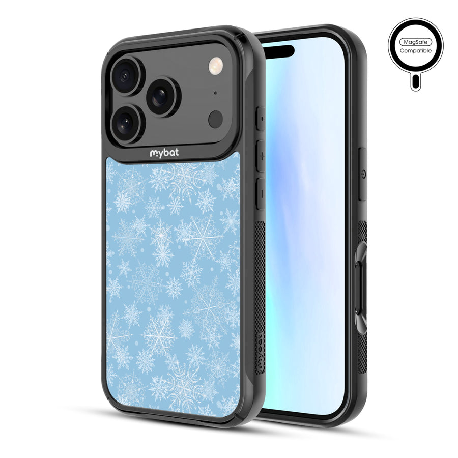 MyBat Design Lab Series MagSafe Case for Apple iPhone 17 Pro - Blue Snowflakes - MIP17PCSLESMSMP283-2.jpg