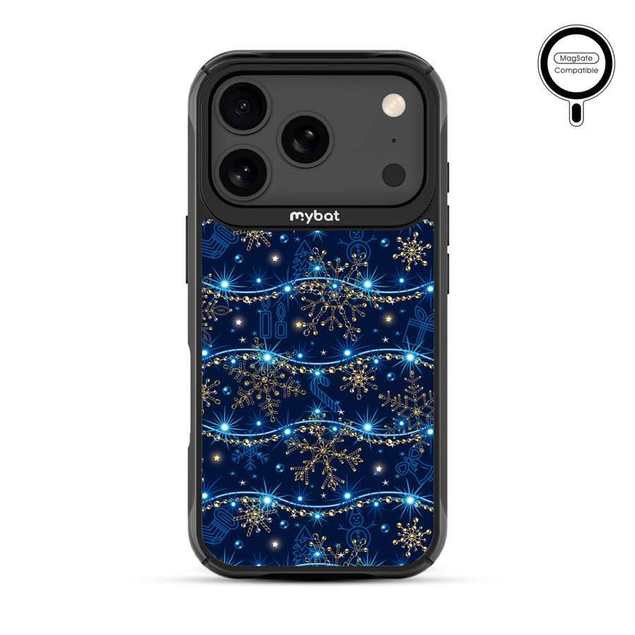 MyBat Design Lab Series MagSafe Case for Apple iPhone 17 Pro - Snowflake Twinkle - MIP17PCSLESMSMP285-3.jpg