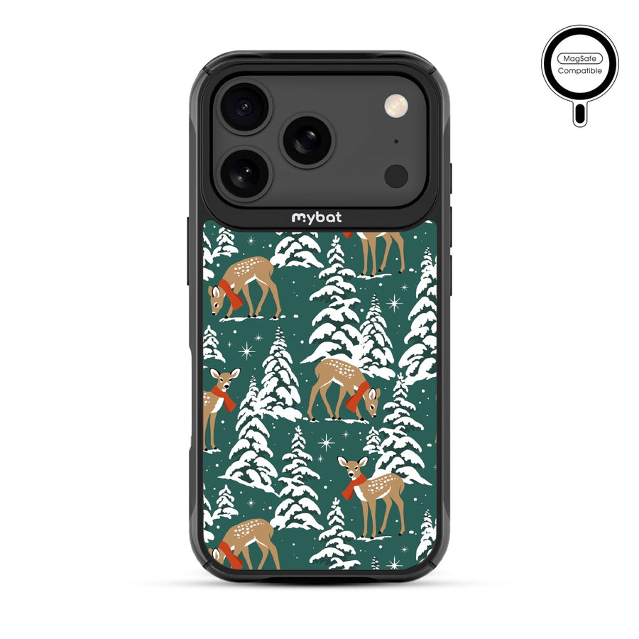 MyBat Design Lab Series MagSafe Case for Apple iPhone 17 Pro - Pine & Prancer