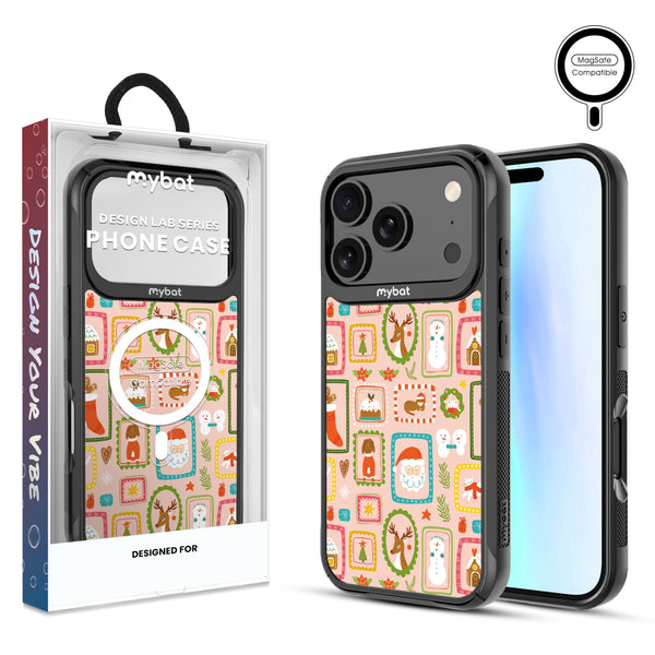 MyBat Design Lab Series MagSafe Case for Apple iPhone 17 Pro - Holiday Stamps - MIP17PCSLESMSMP297-1.jpg