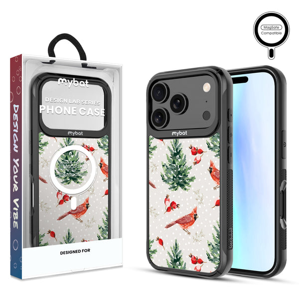 MyBat Design Lab Series MagSafe Case for Apple iPhone 17 Pro - Winter Cardinals - MIP17PCSLESMSMP298-1.jpg
