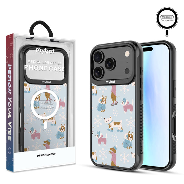 MyBat Design Lab Series MagSafe Case for Apple iPhone 17 Pro - Puppy Snow Play - MIP17PCSLESMSMP299-1.jpg