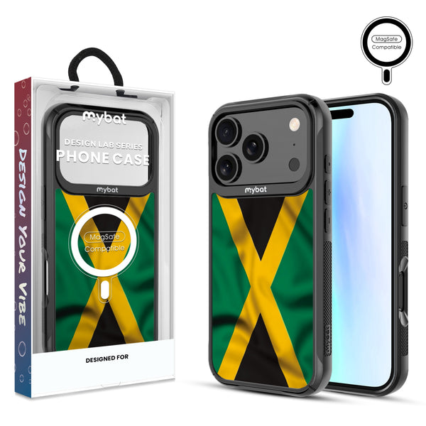 MyBat Design Lab Series MagSafe Case for Apple iPhone 17 Pro - Jamaica Flag - MIP17PCSLESMSMP310-1.jpg