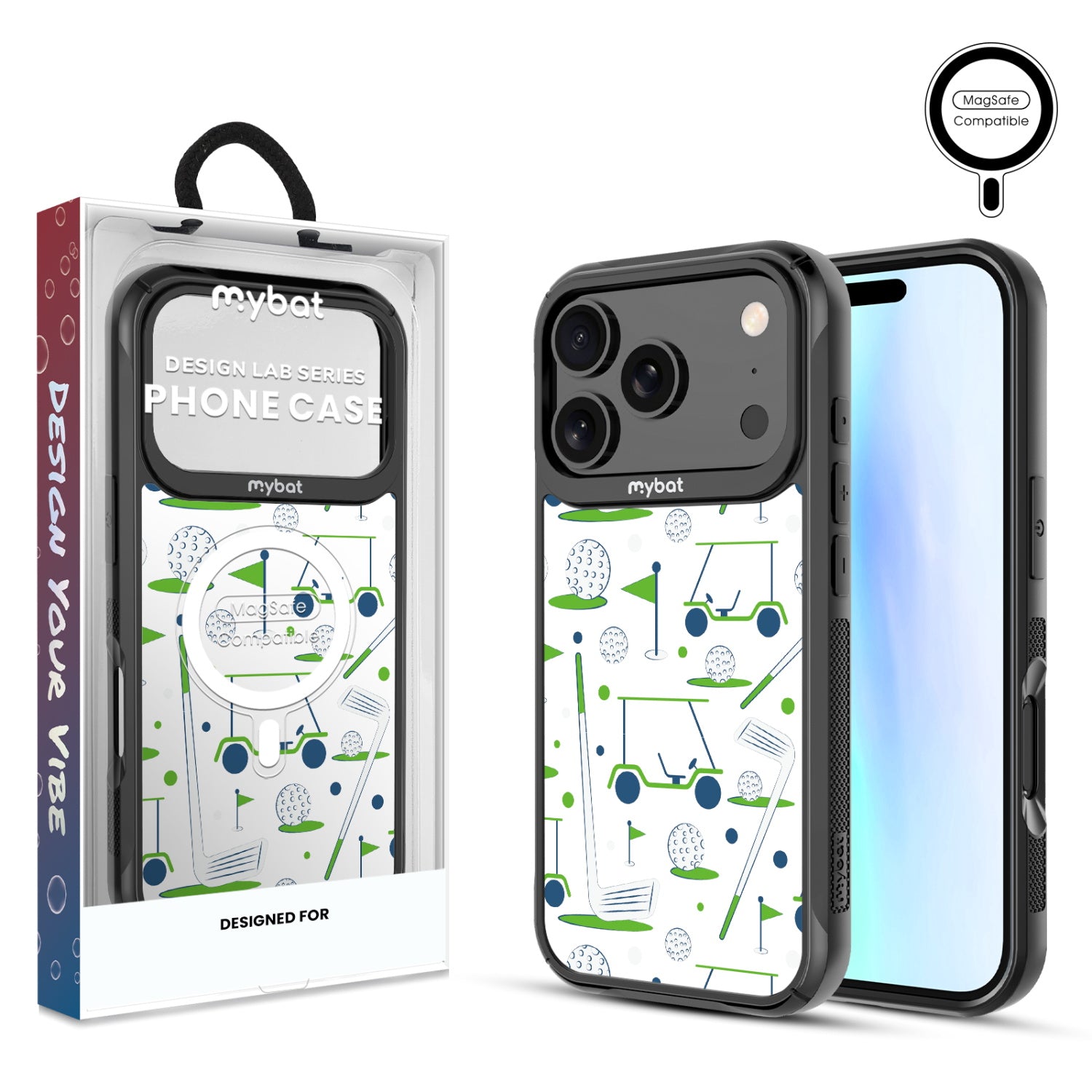 MyBat Design Lab Series MagSafe Case for Apple iPhone 17 Pro - All Teed Up