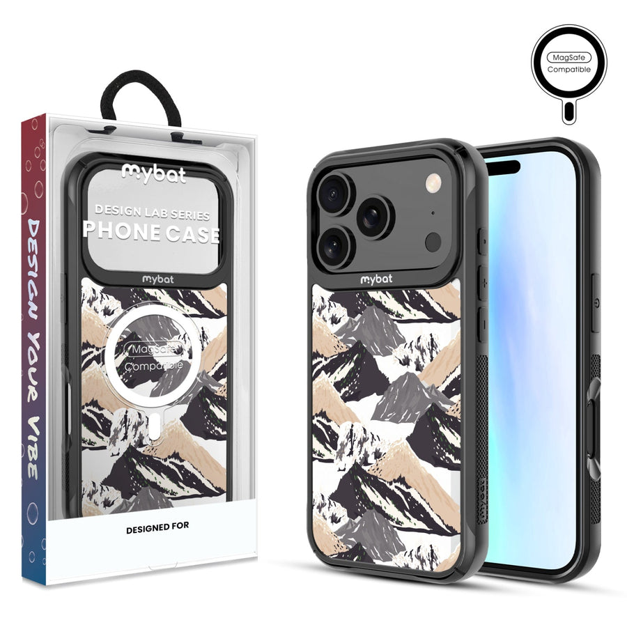 MyBat Design Lab Series MagSafe Case for Apple iPhone 17 Pro - Rocky Peaks
