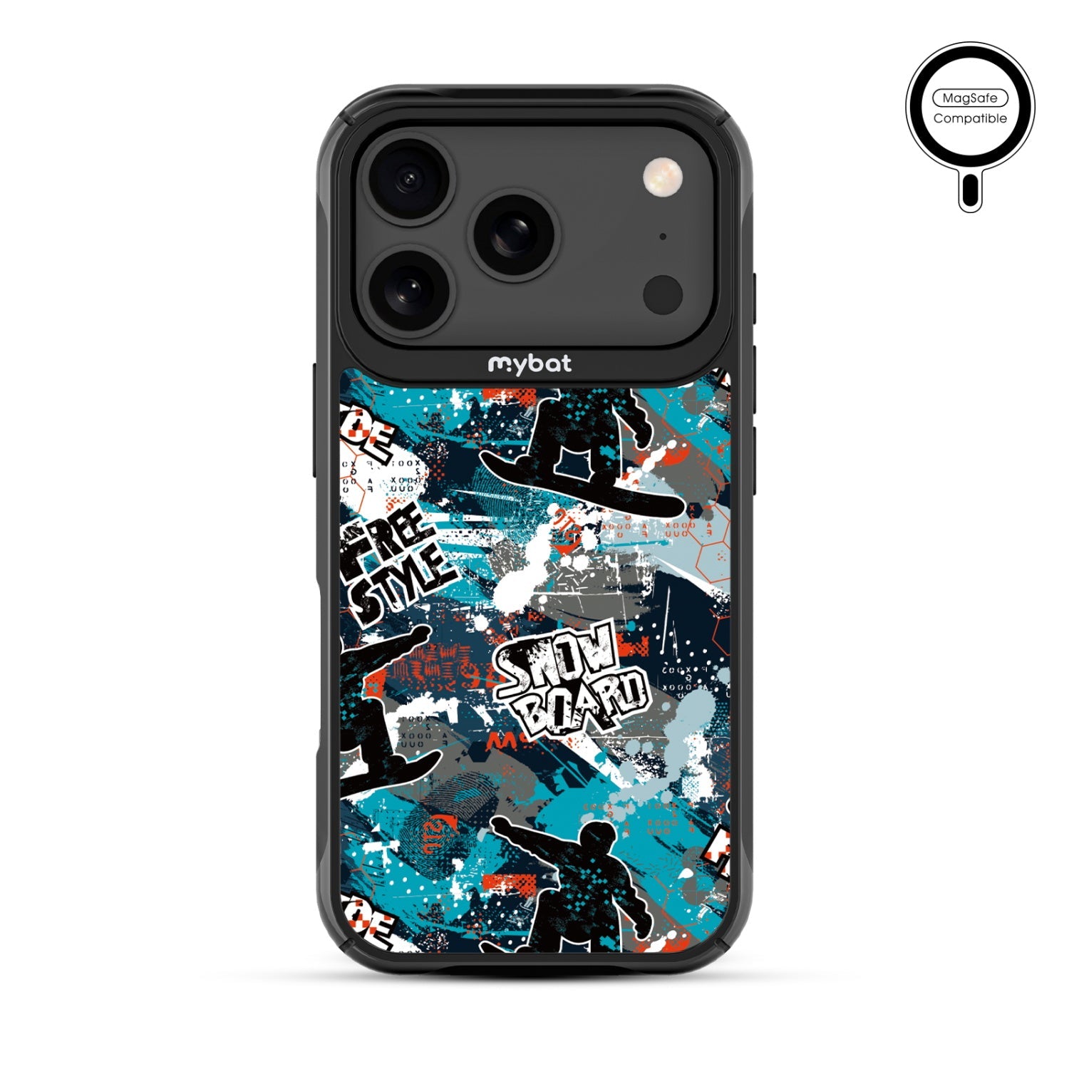 MyBat Design Lab Series MagSafe Case for Apple iPhone 17 Pro - Shredding Freestyle