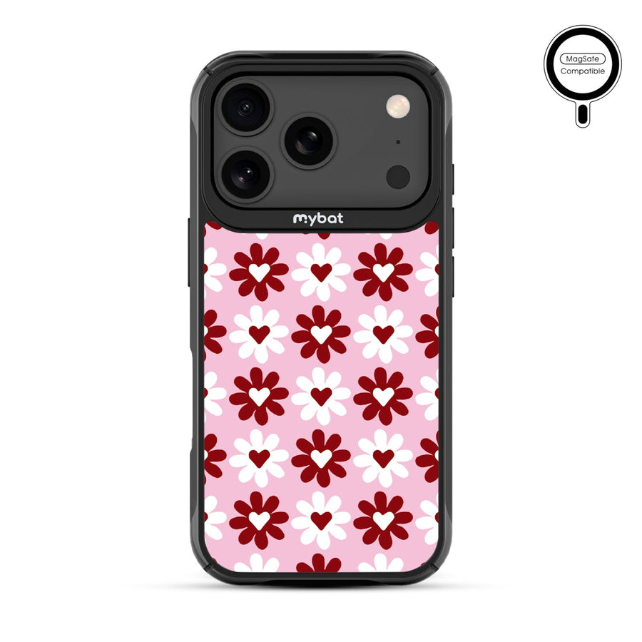 MyBat Design Lab Series MagSafe Case for Apple iPhone 17 Pro - Love in Bloom