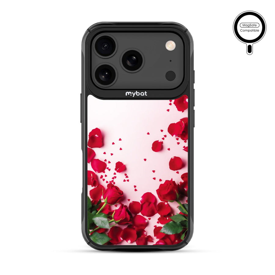 MyBat Design Lab Series MagSafe Case for Apple iPhone 17 Pro - Rose Petals