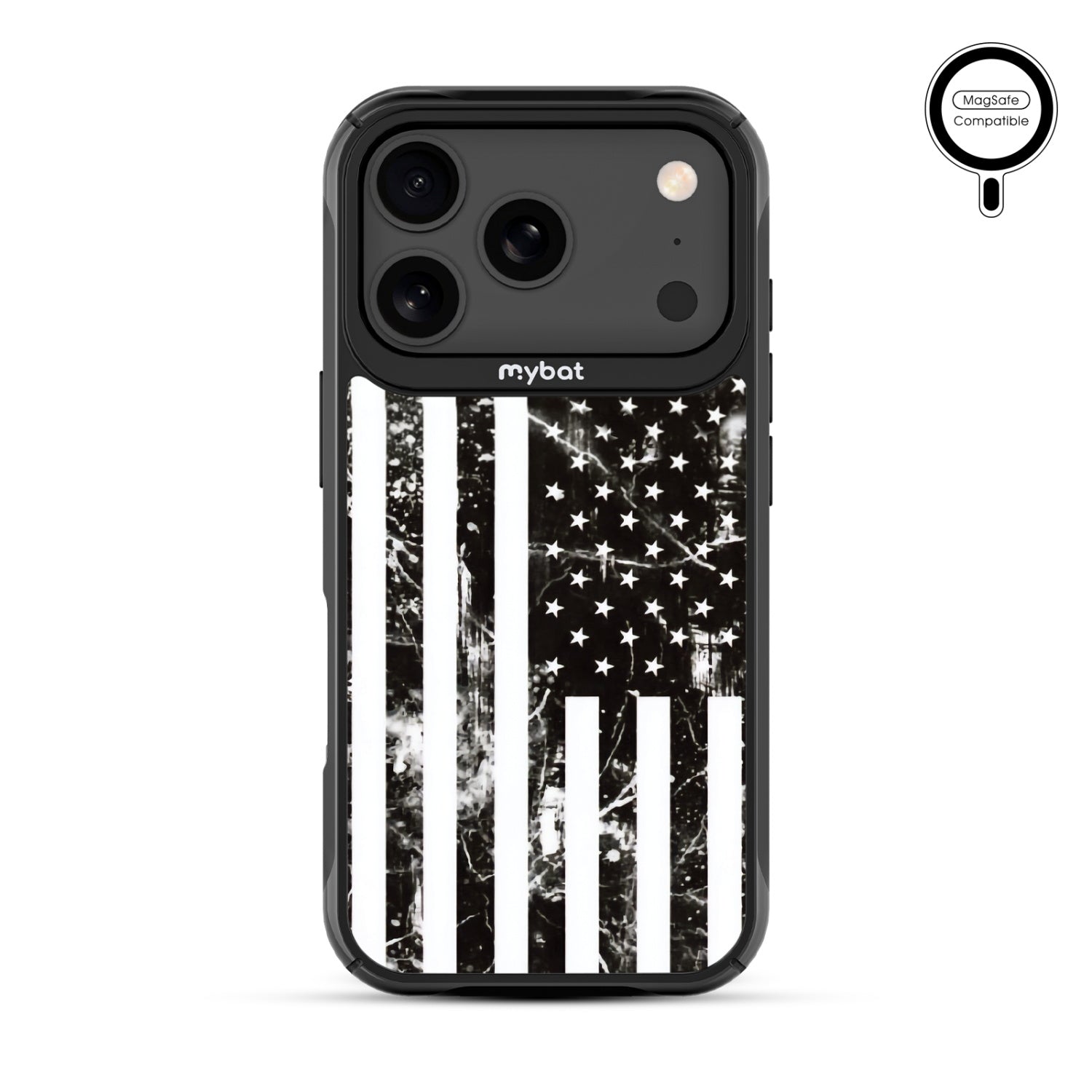 MyBat Design Lab Series MagSafe Case for Apple iPhone 17 Pro - Distress US Flag