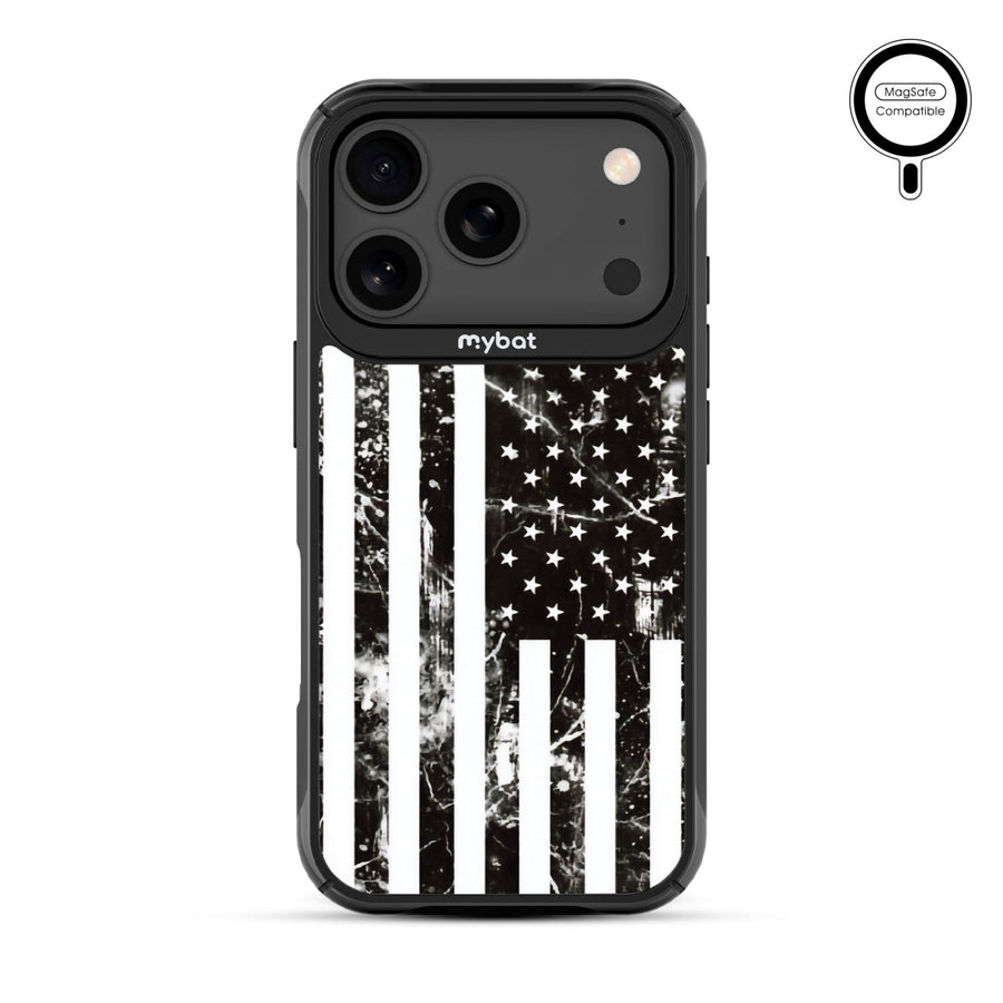 MyBat Design Lab Series MagSafe Case for Apple iPhone 17 Pro - Distress US Flag