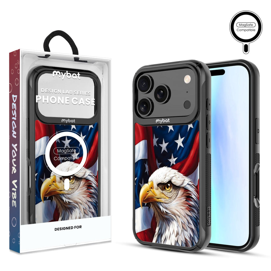 MyBat Design Lab Series MagSafe Case for Apple iPhone 17 Pro - Proud American Eagle