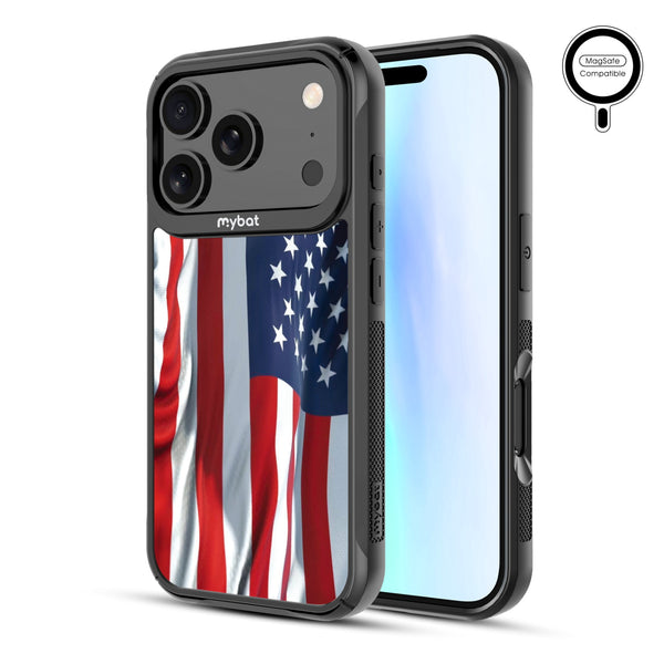 MyBat Design Lab Series MagSafe Case for Apple iPhone 17 Pro - Waving USA FLag - MIP17PCSLESMSMP367-2.jpg