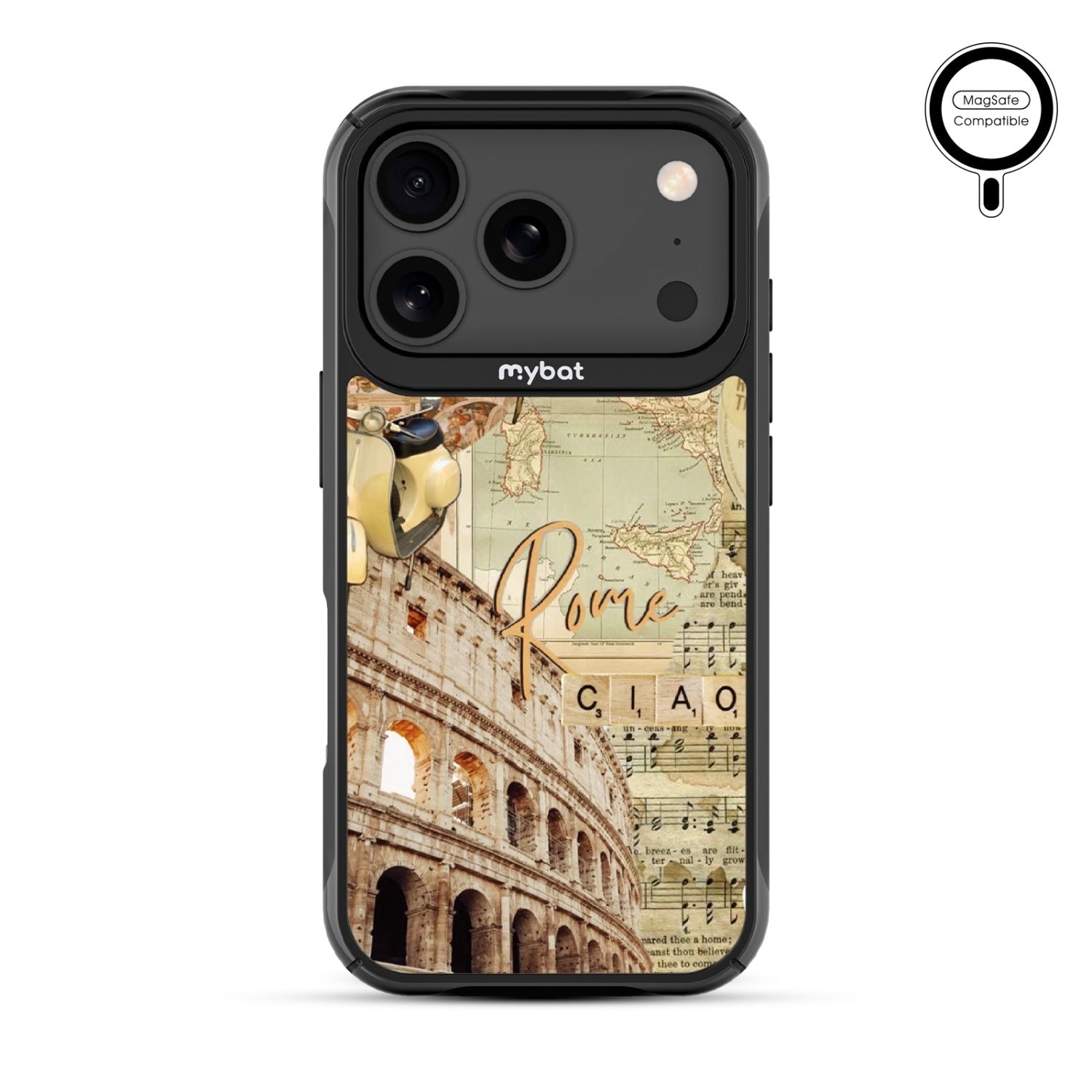MyBat Design Lab Series MagSafe Case for Apple iPhone 17 Pro - Rome