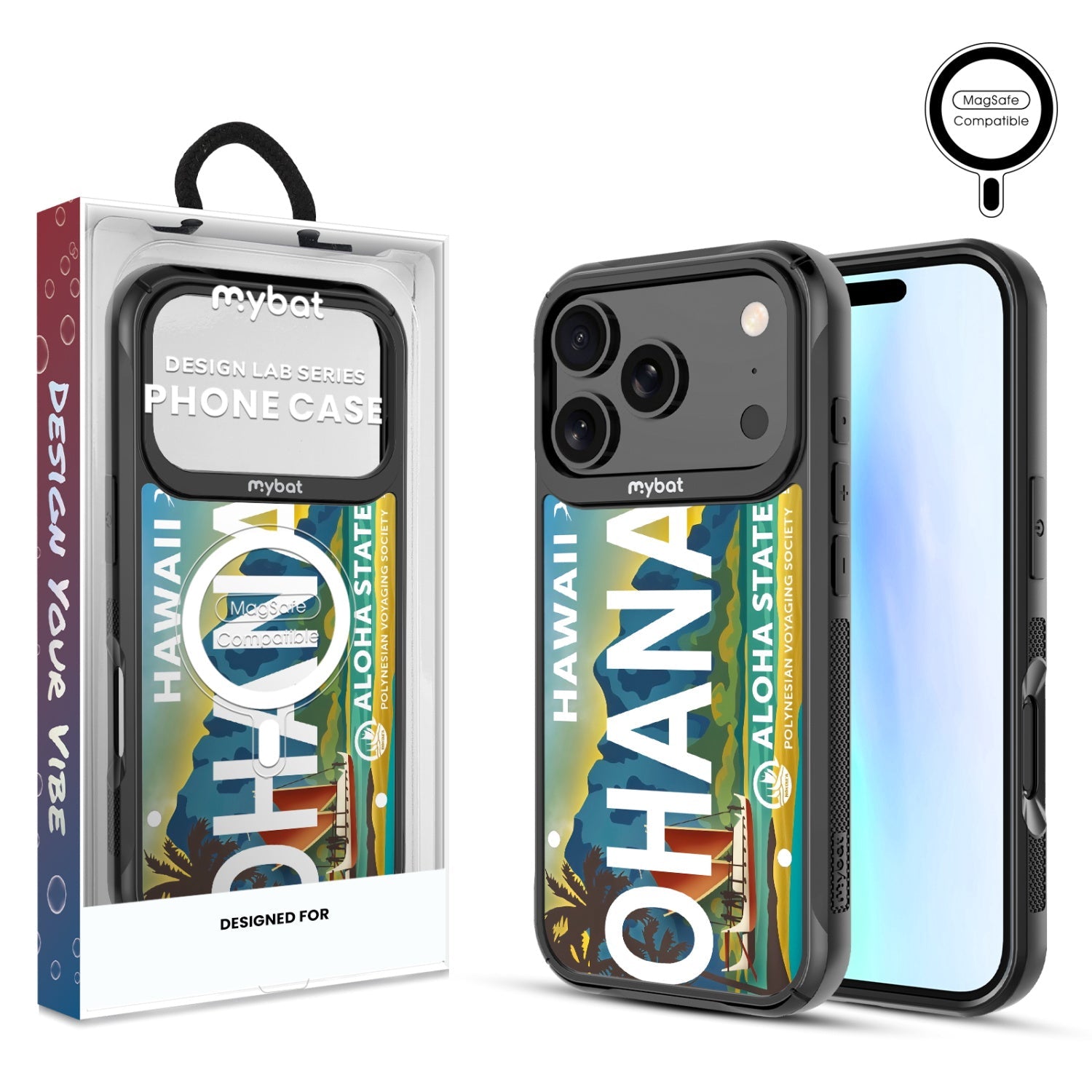 MyBat Design Lab Series MagSafe Case for Apple iPhone 17 Pro - Ohana Plate