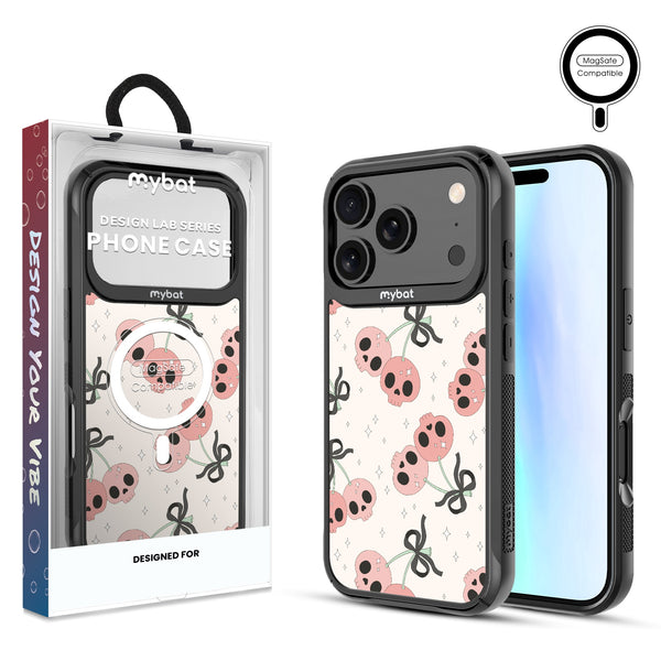 MyBat Design Lab Series MagSafe Case for Apple iPhone 17 Pro - Cherry Skulls - MIP17PCSLESMSMP408-1.jpg