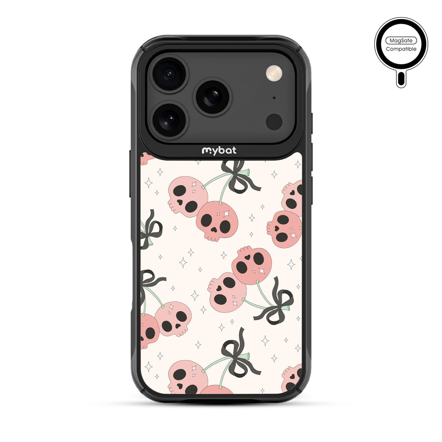 MyBat Design Lab Series MagSafe Case for Apple iPhone 17 Pro - Cherry Skulls - MIP17PCSLESMSMP408-3.jpg