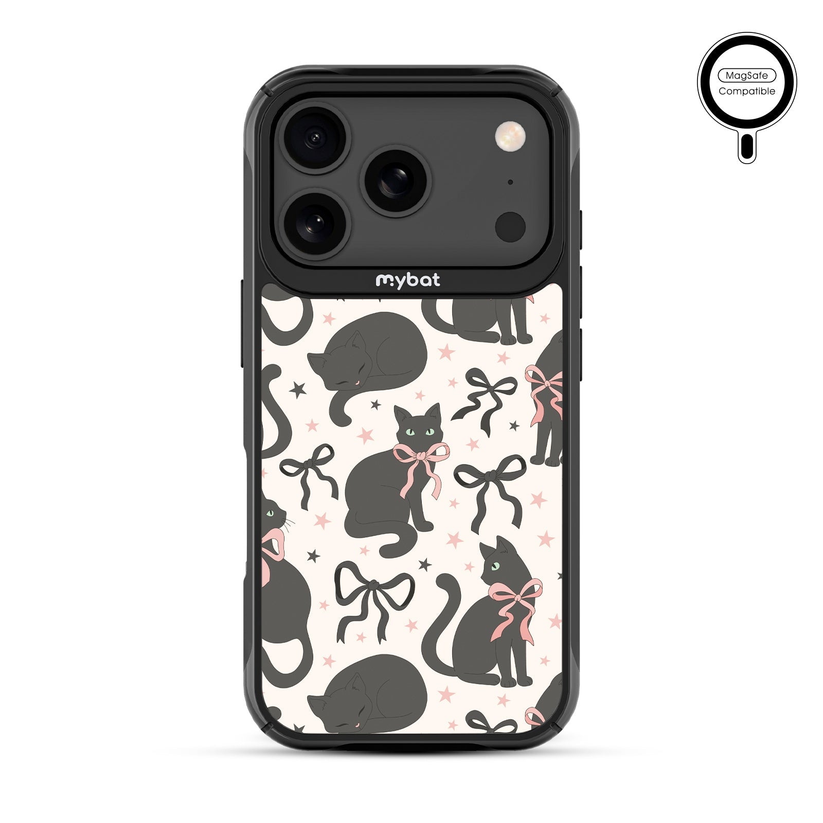 MyBat Design Lab Series MagSafe Case for Apple iPhone 17 Pro - Coquette Cat