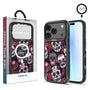 MyBat Design Lab Series MagSafe Case for Apple iPhone 17 Pro - Sugar Rose Skulls