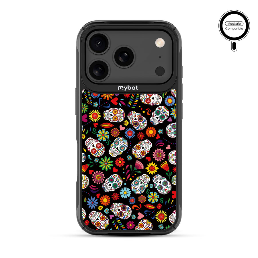 MyBat Design Lab Series MagSafe Case for Apple iPhone 17 Pro - Fiesta Skulls - MIP17PCSLESMSMP421-3.jpg