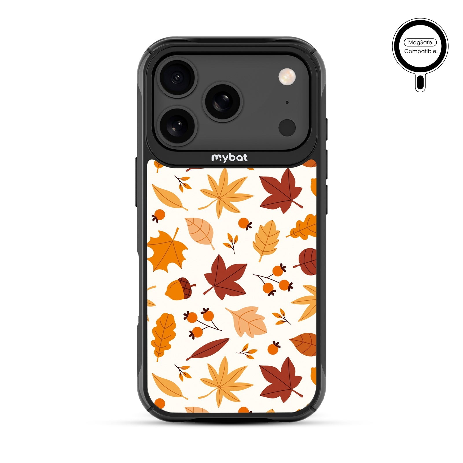 MyBat Design Lab Series MagSafe Case for Apple iPhone 17 Pro - Falling Leaves