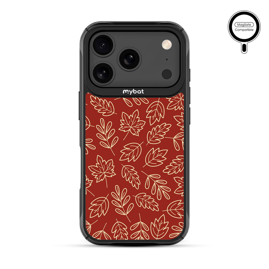 MyBat Design Lab Series MagSafe Case for Apple iPhone 17 Pro - Leaf Lines - MIP17PCSLESMSMP429-3.jpg