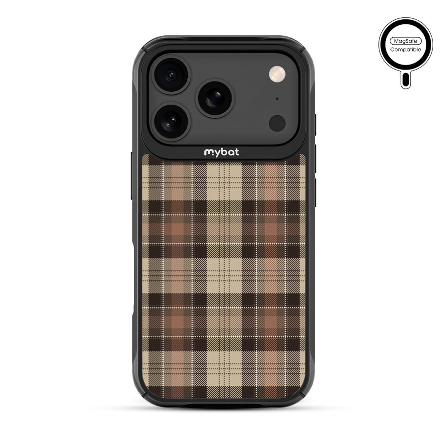 MyBat Design Lab Series MagSafe Case for Apple iPhone 17 Pro - Mocha Flannel - MIP17PCSLESMSMP431-3.jpg