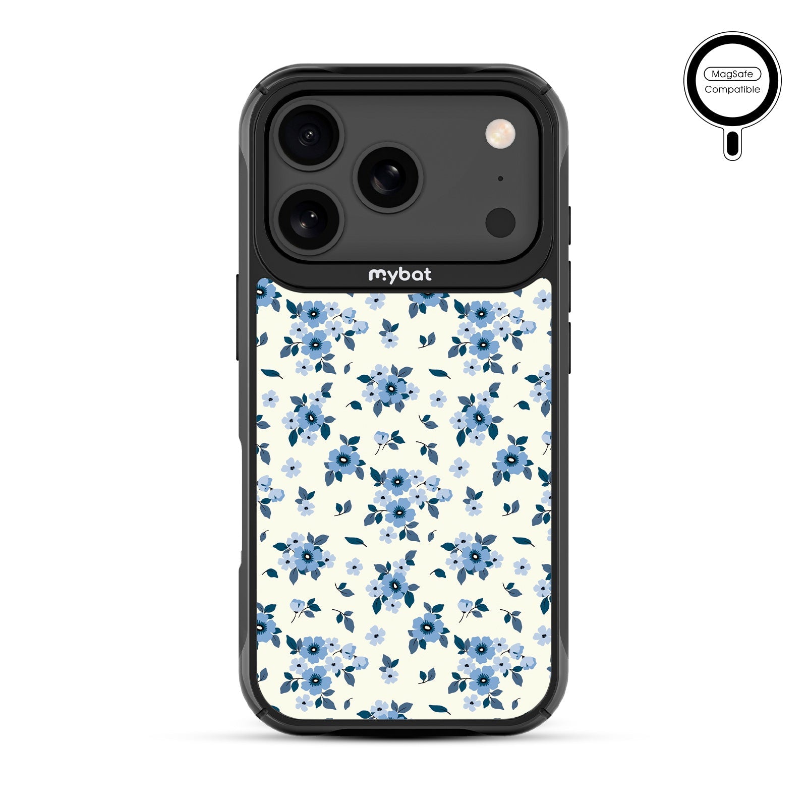 MyBat Design Lab Series MagSafe Case for Apple iPhone 17 Pro - Porcelain Petals