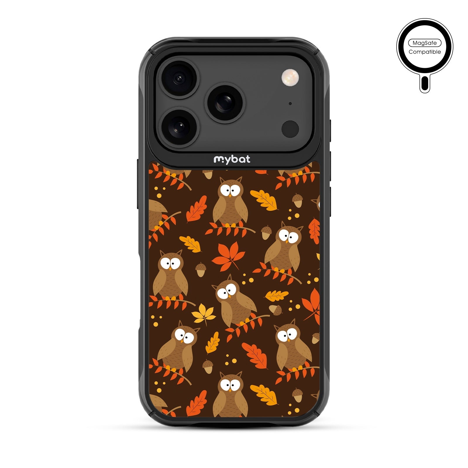 MyBat Design Lab Series MagSafe Case for Apple iPhone 17 Pro - Hoot & Harvest