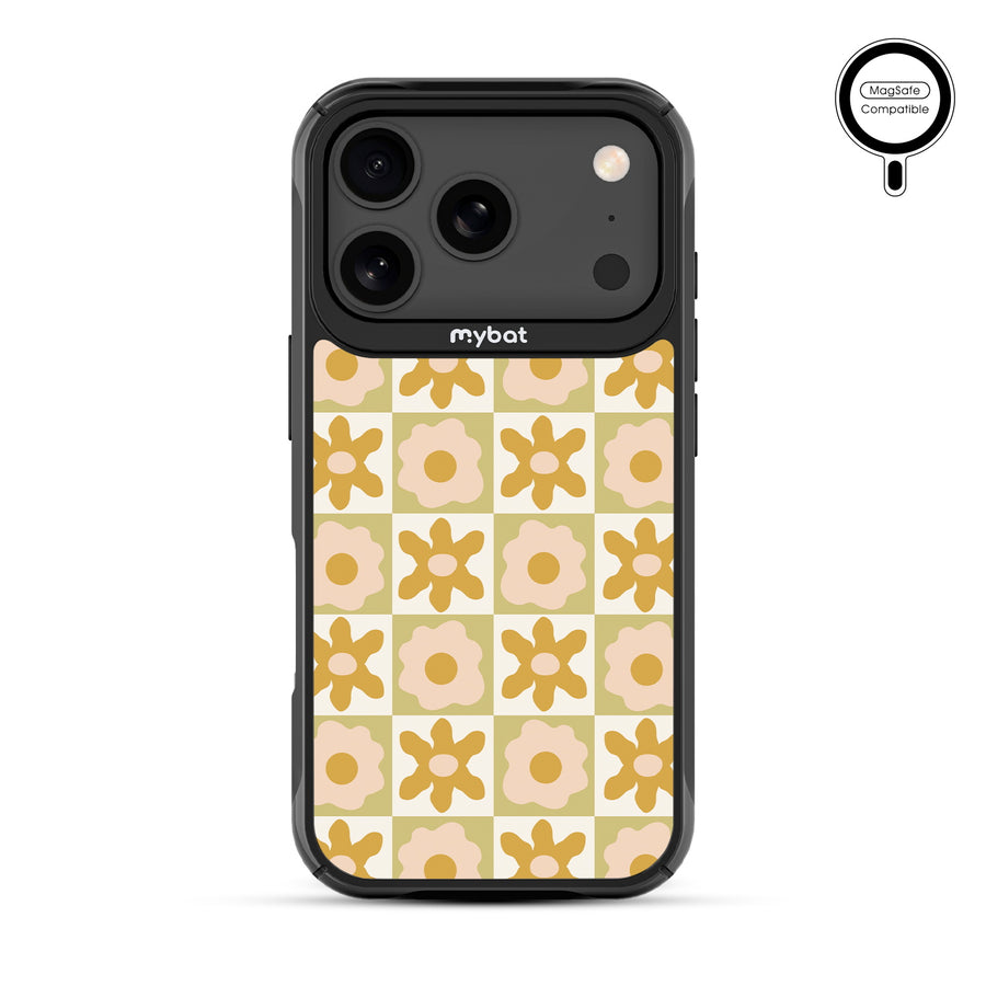 MyBat Design Lab Series MagSafe Case for Apple iPhone 17 Pro - Flower Grid - MIP17PCSLESMSMP441-3.jpg
