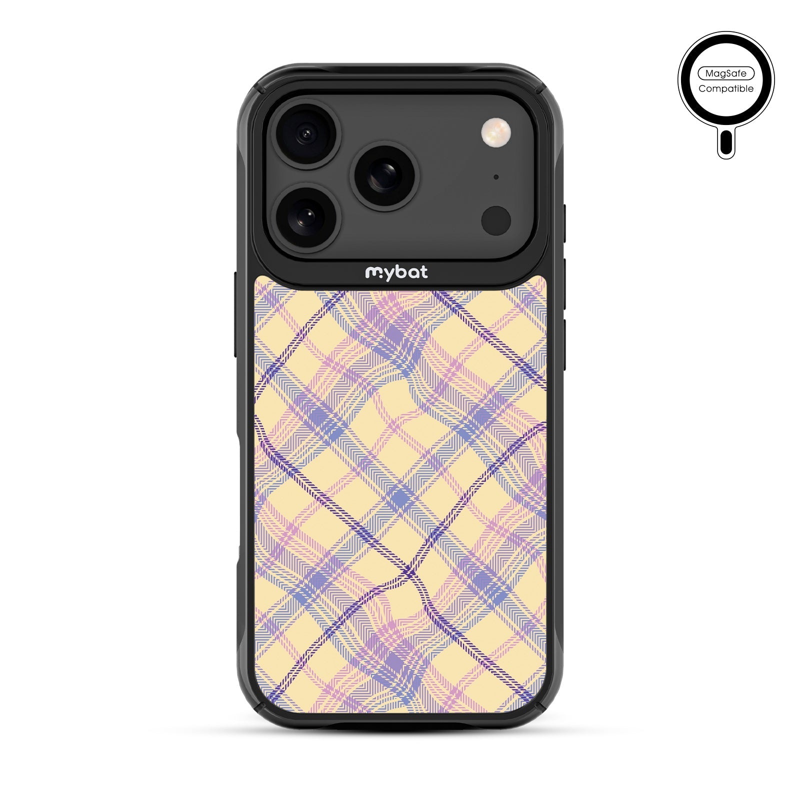 MyBat Design Lab Series MagSafe Case for Apple iPhone 17 Pro - Wavy Plaid