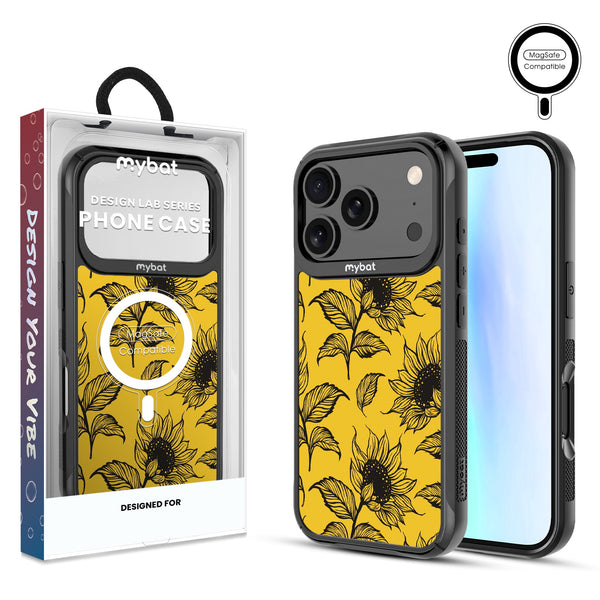 MyBat Design Lab Series MagSafe Case for Apple iPhone 17 Pro - Golden Sunflowers - MIP17PCSLESMSMP444-1.jpg