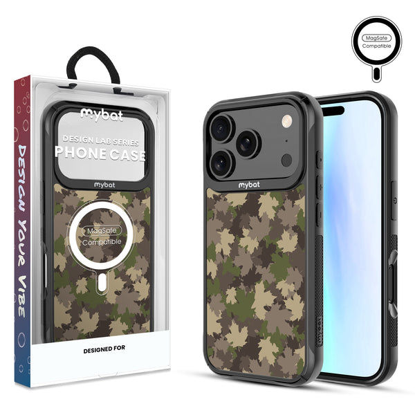 MyBat Design Lab Series MagSafe Case for Apple iPhone 17 Pro - Leaf Camo - MIP17PCSLESMSMP445-1.jpg